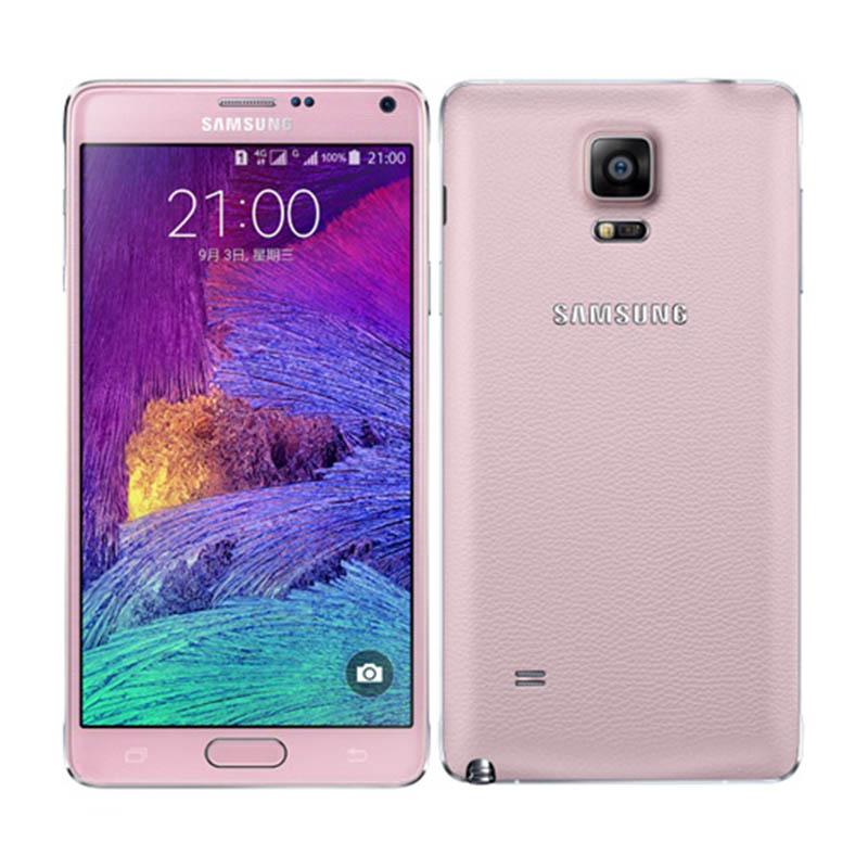 Refurbished Samsung Galaxy Note 4 Mobile Phone N910A/ N910V/N910F/N9100 Cell Phones 5.7 " 16MP 3GB 32GB With Single SIM