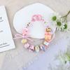 Color Cute Hand Drawn Beaded Mobile Phone Chain Pendant Anti Loss Phone Case Wrist Bag Hangings Decoration