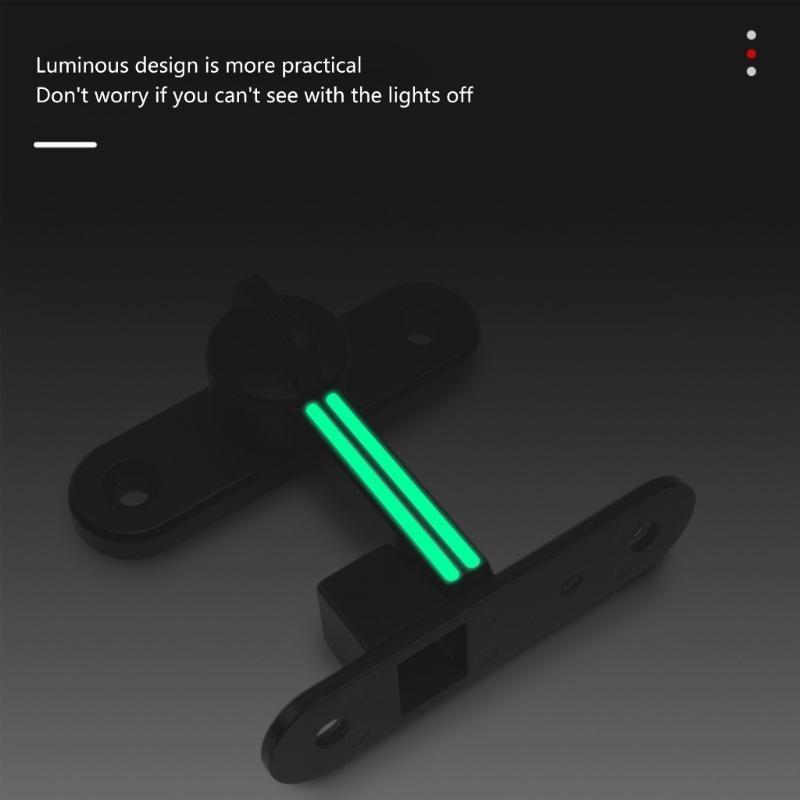 Safety Door Lock 90/180 Degree Sliding Door Lock Privacy Door Bolt Lock