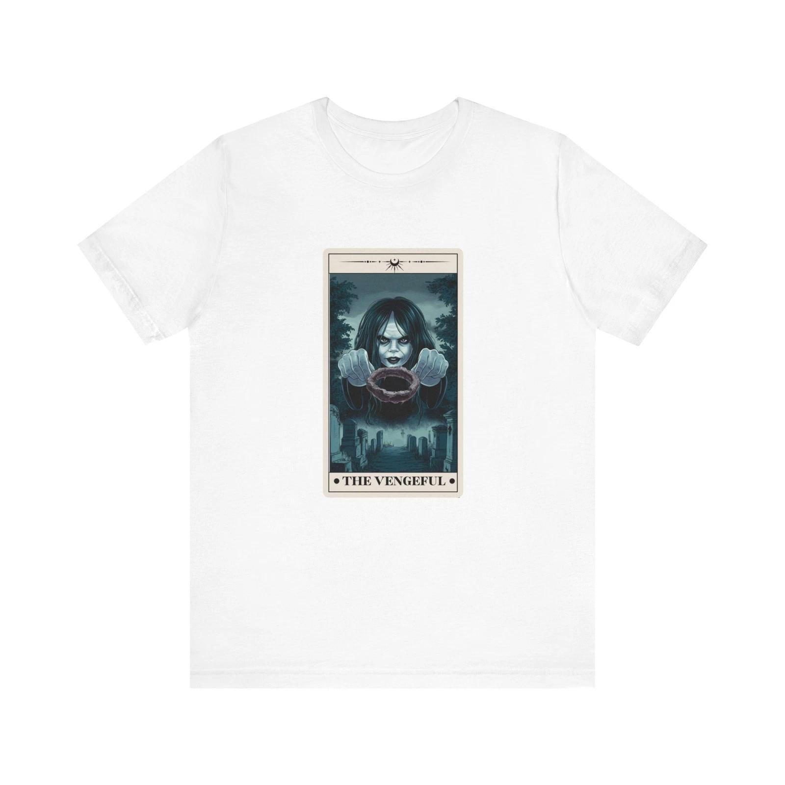 The Ring Tarot Card Halloween Tee 2XL