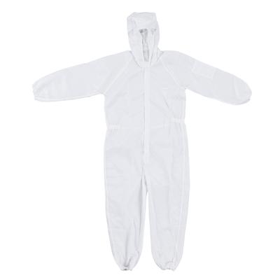 Protective Coverall Polyester Static Resistant Dustproof Particles Proof Workwear for SMT Workshop