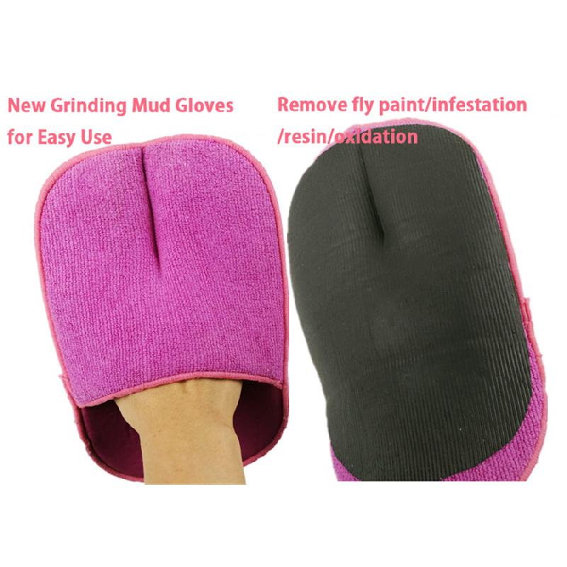 2Pcs Clay Mitt Car Window Washing Gloves Home Cleaning Cloth Duster Towel Mitten