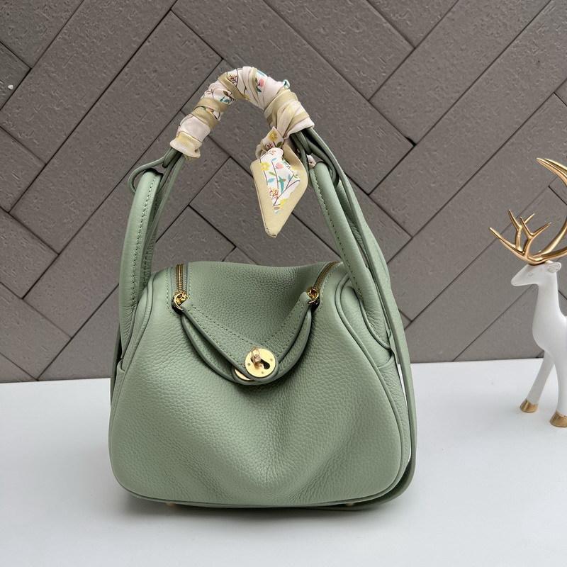 2026 Nouveau Cuir de Vachette Couche Supérieure Cuir Togo 19cm Mini Boucle Dorée Sac Lindi Bandoulière Épaule Femme