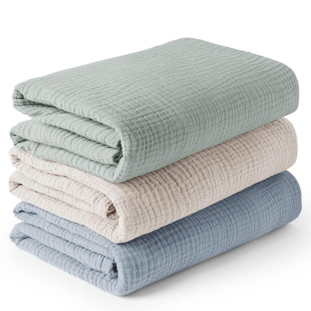 Newborn Muslin Swaddle: Soft, Breathable Blanket for Wrapping, Burping & Bathing - Perfect Baby Gift