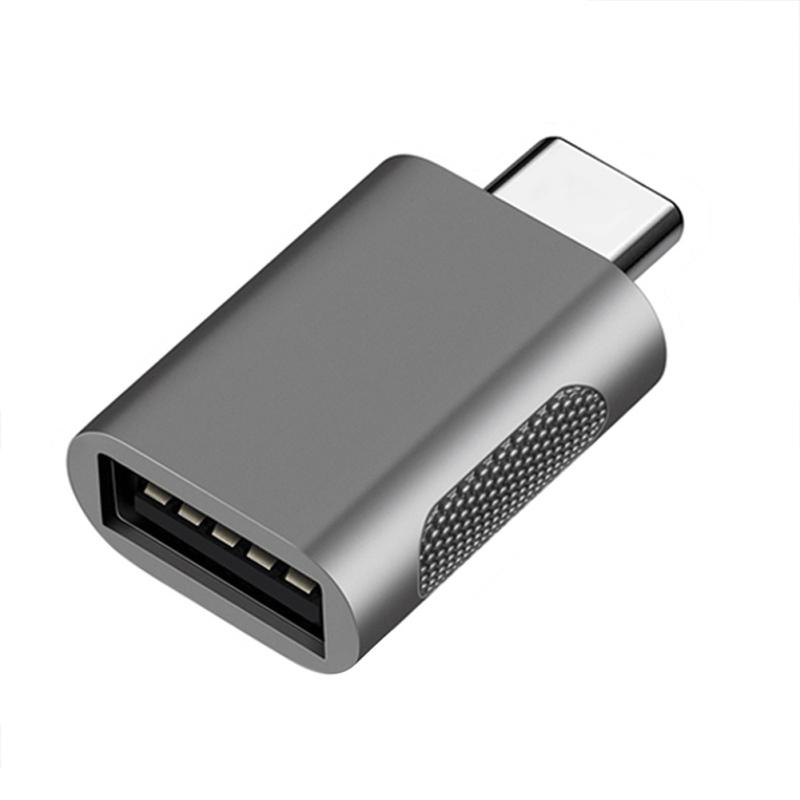 

Type-c OTG Male to Usb 3.0 Female Adapter Usb3.0 to Usb-c Mobile Phone Data Cable Adapter Adapter Converter C male to USB3.0 female gray