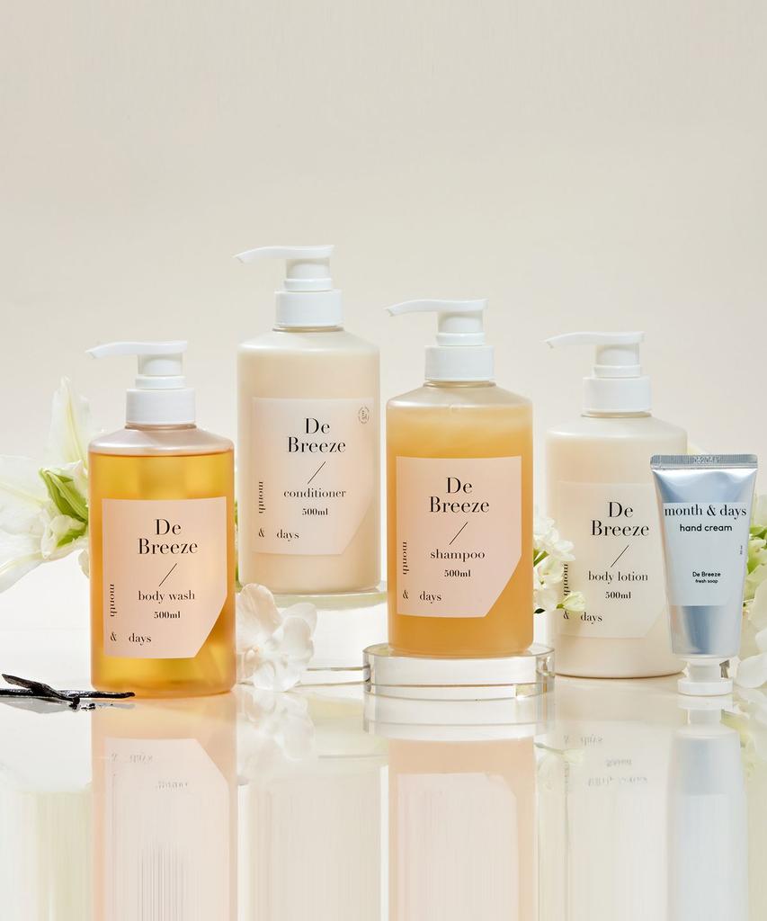 D'Breeze Body Set (Body Wash 500ml + Body Lotion 500ml)