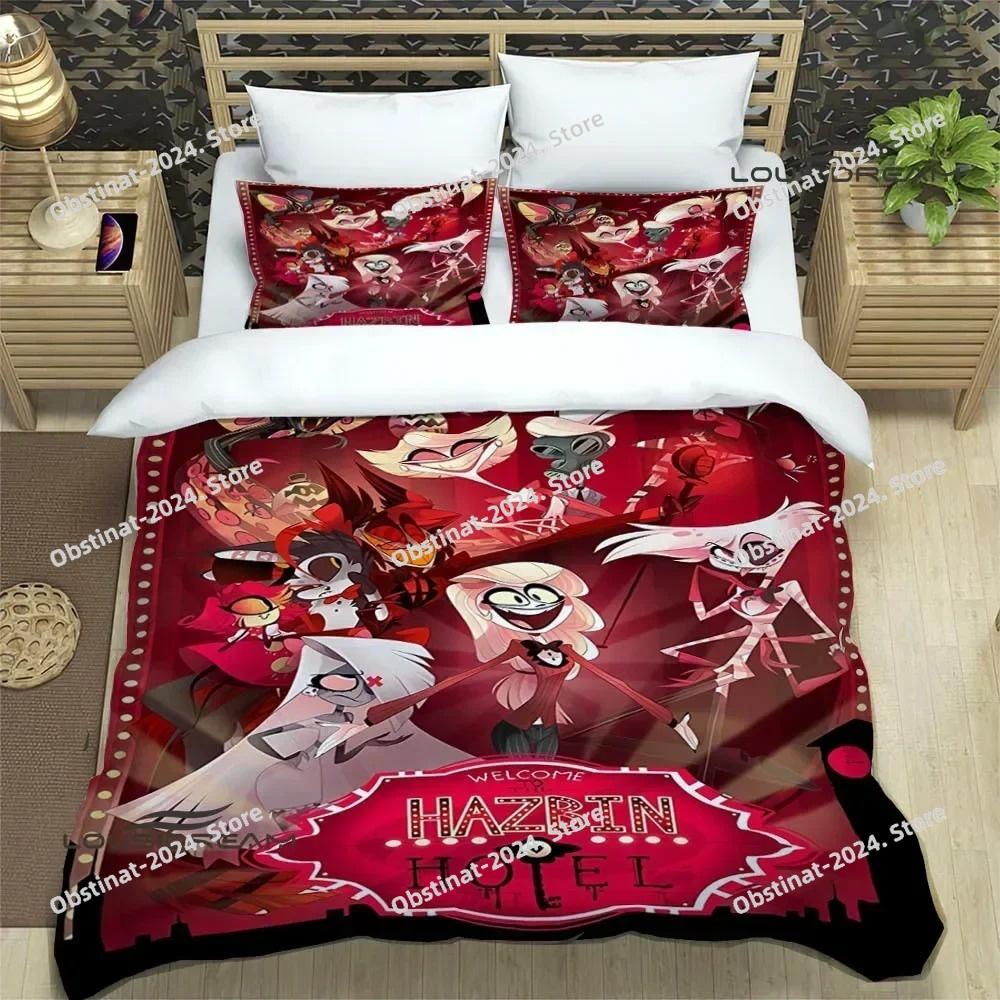 H-Helluva-Boss Cartoon Bedding Sets Exquisite Bed Supplies Set Duvet Cover Bed Comforter Set Bedding Set Luxury Birthday Gift
