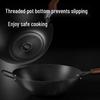 Chui Da Huang 28cm Non-Coated Iron Stir-Fry Wok