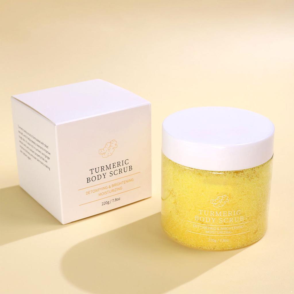 Smoothing Body Scrub – Turmeric, Coffee, Matcha, Brown Sugar & Salt Blend, Deeply Cleansing for Daily Skin Care
