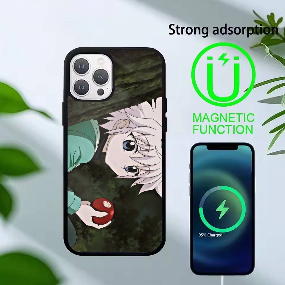 G-Killua Zoldyck K-Hunter X Hunter Handyhülle Für iPhone 14,16,15,13,17,12,Plus,Pro,Max Magnetisch Für Magsafe Mattierte Hülle