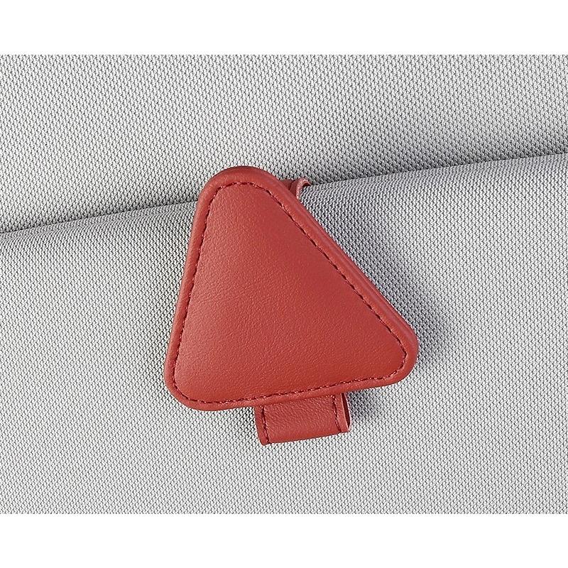 1Pc Car Sunglasses Holder Sun Visor Sunglasses Clip PU Glasses Case Mount Ticket Card Clip Car Interior Accessories