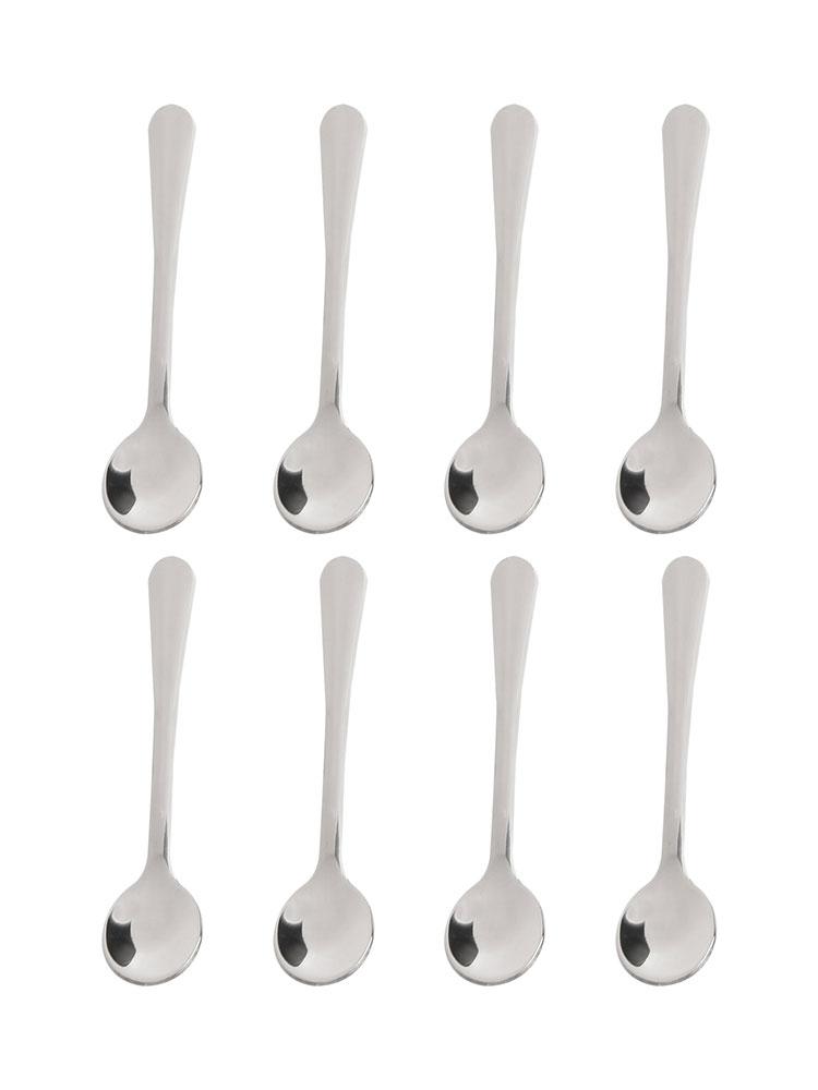 Miniatur-Edelstahllöffel 8er-Pack zur Verwendung für Salz, Zucker, Pfeffer und Honig