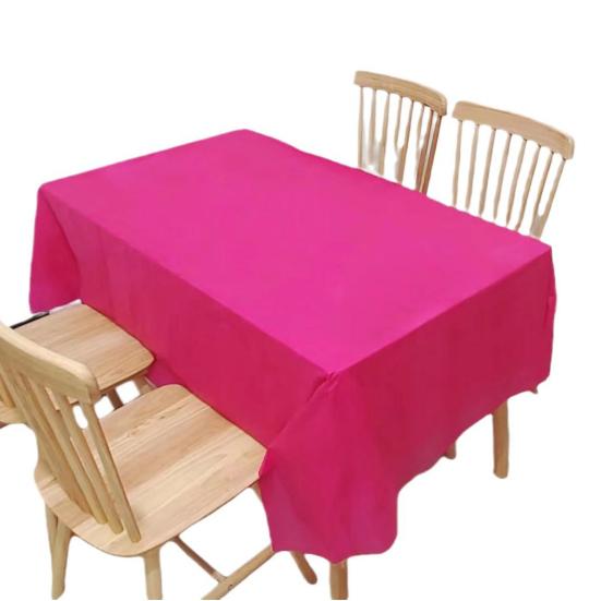 Disposable Tablecloth PE Material Thick Rectangular Table Cloth Easy To Use Solid