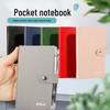 A6 Retro Leather Buckle Notebook: Thick, Portable, Soft Cover Mini Notepad