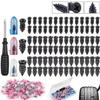 22/84pcs Tire Repair Screws Car Tire Puncture Tool Kit Screw In Tire Plug With Screwdriver Vacuum Tire Mending Nail Screw Plug