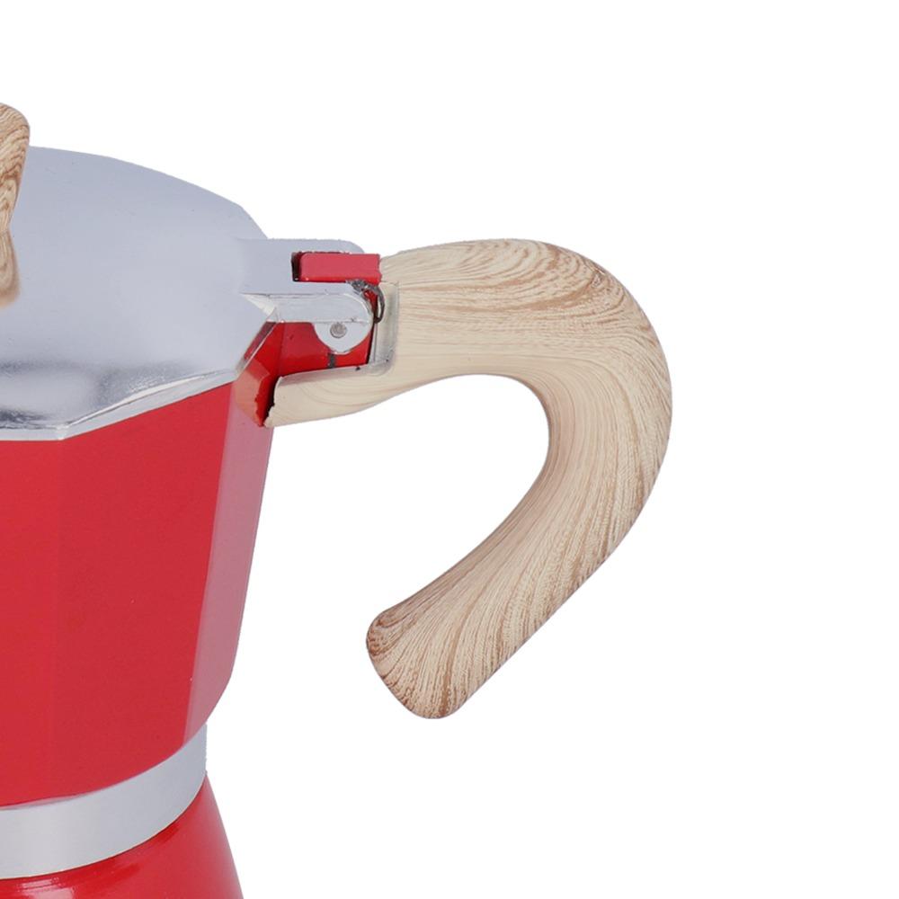 Aluminiumlegierung Mokkakanne 300 ml Fassungsvermögen Kaffeemaschine Herdplatten Espressobereiter für den Heimgebrauch