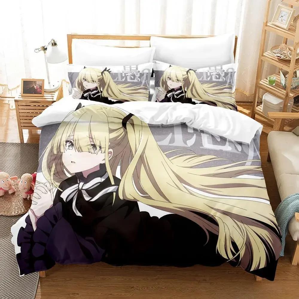

Comforter Spy Classroom Bedding Set Single Twin Full Queen King Size Bed Set Adult Kid Bedroom S 3D Anime Bed Comforter (quilt)-EU Single(135*200cm)3pcs