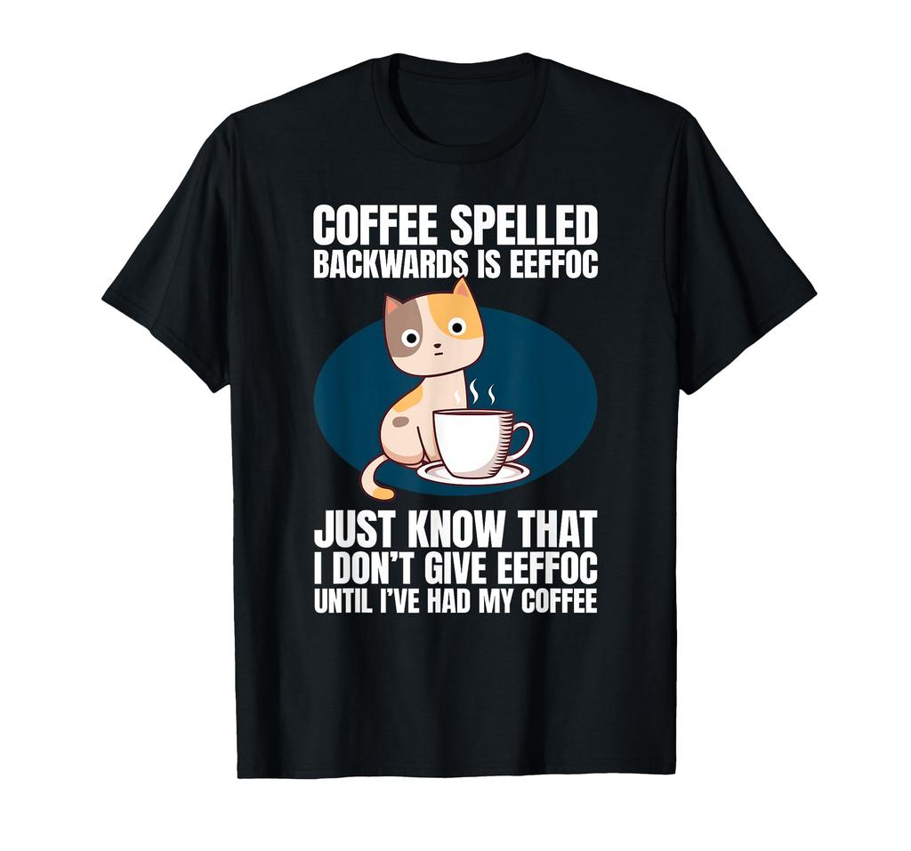 Coffee Cat Wordplay T-Shirt
