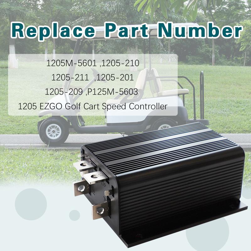 5K-0 1205M-5603 48V 500A DC Motor Controller For Curtis EZGO Club Car Yamaha Genie Skyjack JLG Golf Cart 1996-UP 1205M-5601