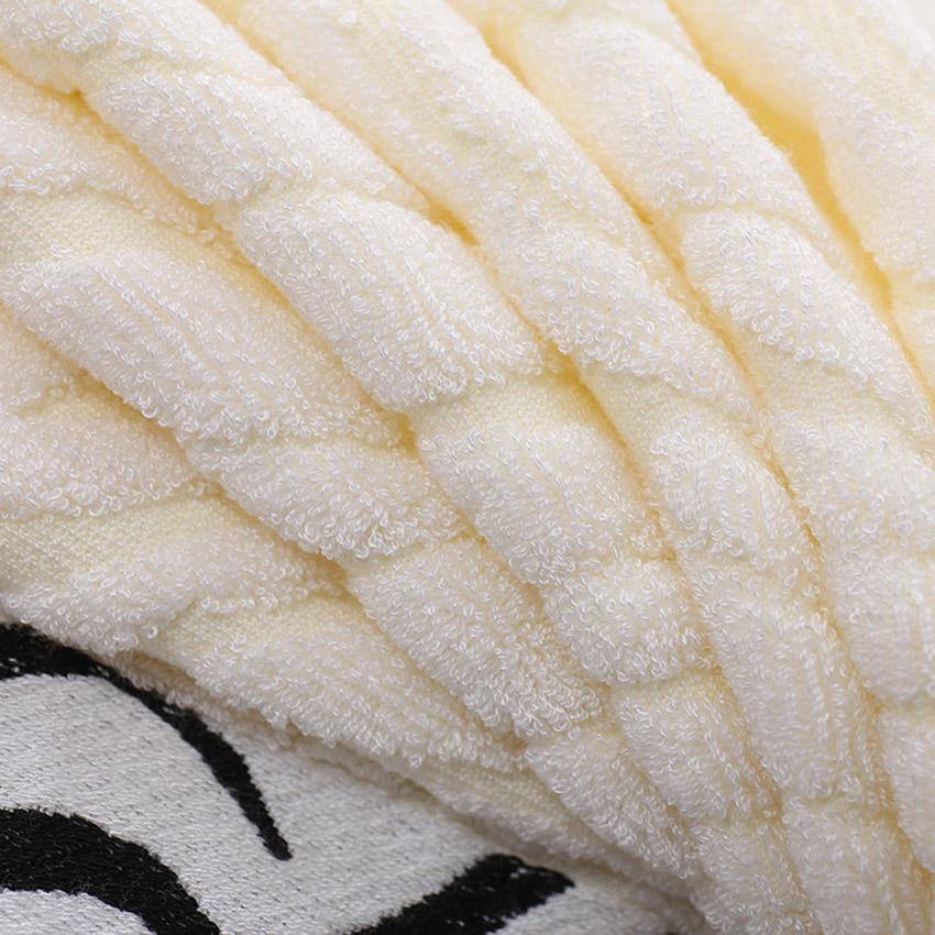 Bamboo Fiber Face Towel Solid Stripe Hand Towels Home Bathroom Hotel for Adults Kids 33x75cm Toalla Facial Visage Serviette