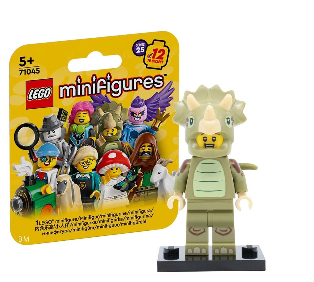 LEGO Minifigure Series 25 Triceratops Guy | Triceratops Costume Fan [71045-8]