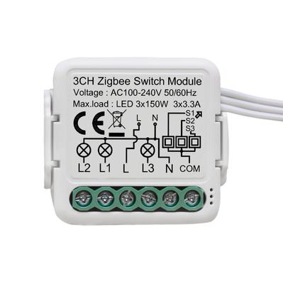Tuya Smart Zigbee 3-Way Dual Control Switch Module with App Control