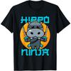 Hippo Ninja Hippopotamus Hippo T-Shirt