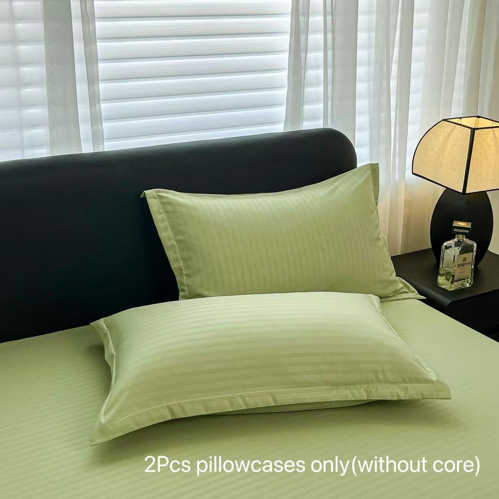 100% Polyester Embossed Pillowcase Decorative Cushion Cover Envelope Style Gray Solid Color Home  Pillow Case 48X74cm,2pcs Pack