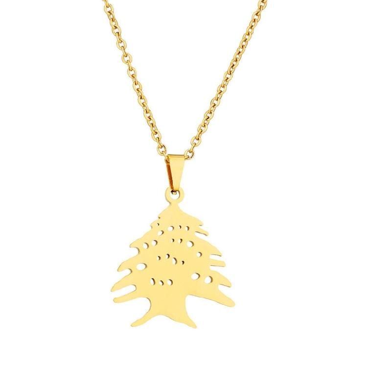 Elegant Lebanese Emblem Pendant Necklace Stylish Lebanese Emblem Necklace Accessory Adds A Touch Of Elegances To Outfits
