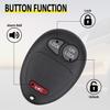 Schlüsselanhänger Keyless Entry Fernbedienung für Chevy Colorado Venture, GMC Canyon, Pontiac Montana, Isuzu i-280 i-290 i-350 i-370, Hummer H3 H3T, L2C0007T, 2 Stück