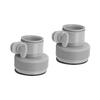 2PCS Pool Hose Adapter 1.25in to 1.5in Type B Pool Adapter Replacement Hose Adapter for 25009 Pumps Swimming Pool
