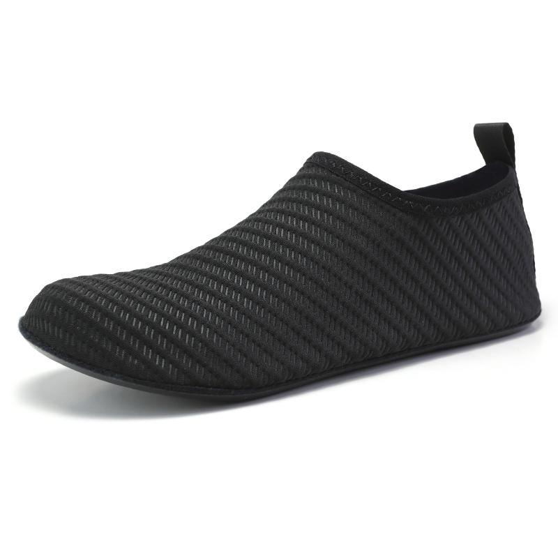 Black Men Women Aqua Shoes Sneakers Quick Dry Summer Barefoot Shoes Aqua Socks Unisex Gym Yoga Exercise Beach Swimming Footwear