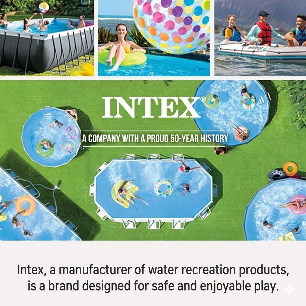 [Intex] Pfauenförmiger Island-Schwimmring 57250 / Flamingo-Aufblasfigur 57558
