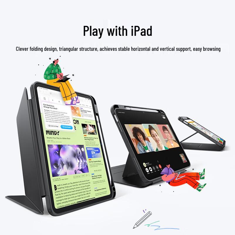 ESR Multi-Winkel Ständer Schutzhülle für iPad Serie