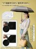 KIZAWA Folding Carbon 6 UV Light Suitable for Sun and Level 5 Water Full Light Heat Heat Mocha X Brown Parasol, Ultra-Lightweight Fiber, Ribs,