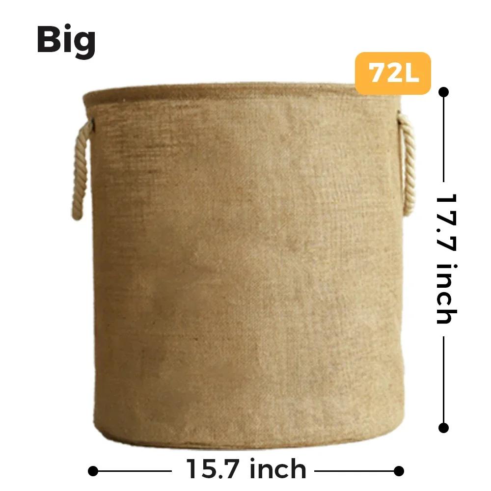 Foldable and Thickened Waterproof and Moisture-proof Laundry Basket, with Handheld, Dirty Clothes, and Doll Storage Basket