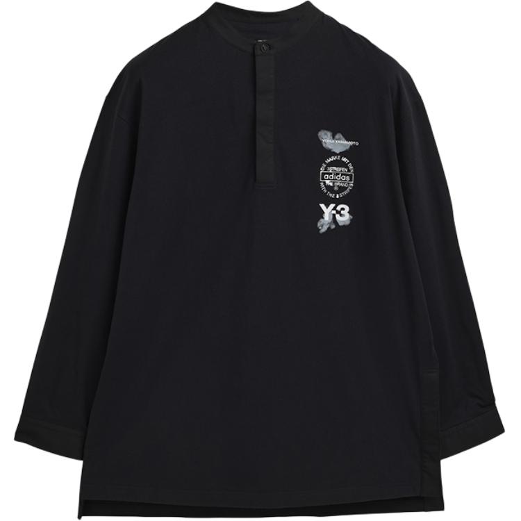 

Y-3 Letter Graffiti American Fashion Long Sleeve T-Shirt Men T-Shirts 53-JX7280 S