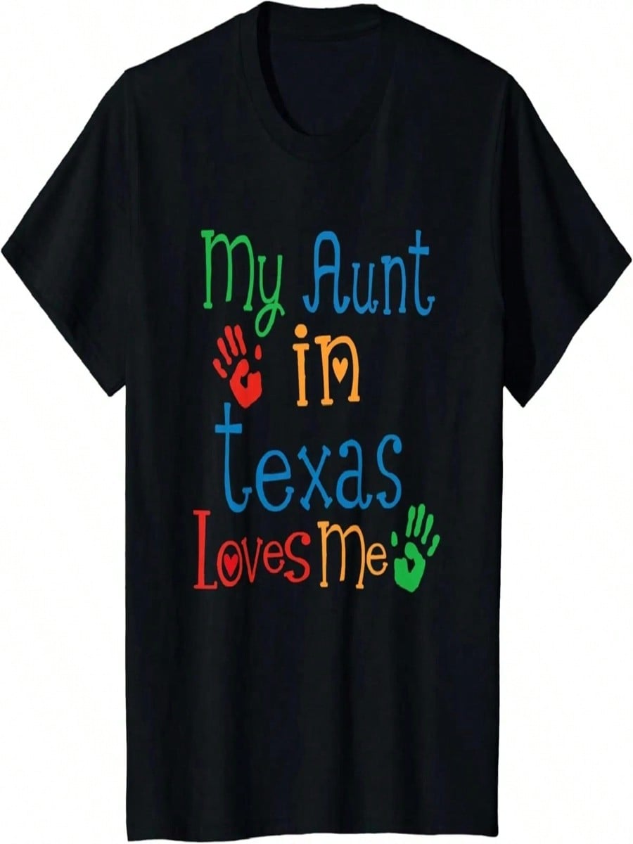 Kids My Aunt In Texas Loves Me T-Shirt S