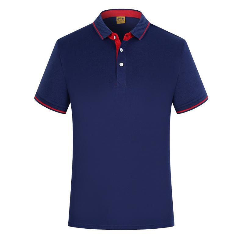 Custom Logo Short-Sleeve Polo Shirt: Summer Workwear Team T-Shirt with Embroidery Options