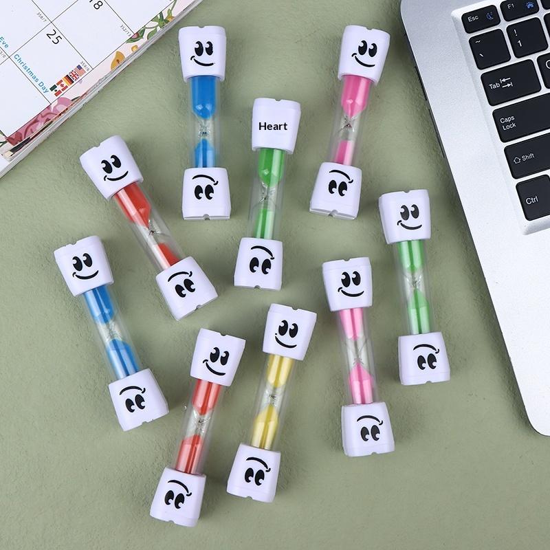 2Minute 3Minute Kids Big Eye Sand Timer for Tooth Brushing Visual Learning Time Management Bathroom Essential