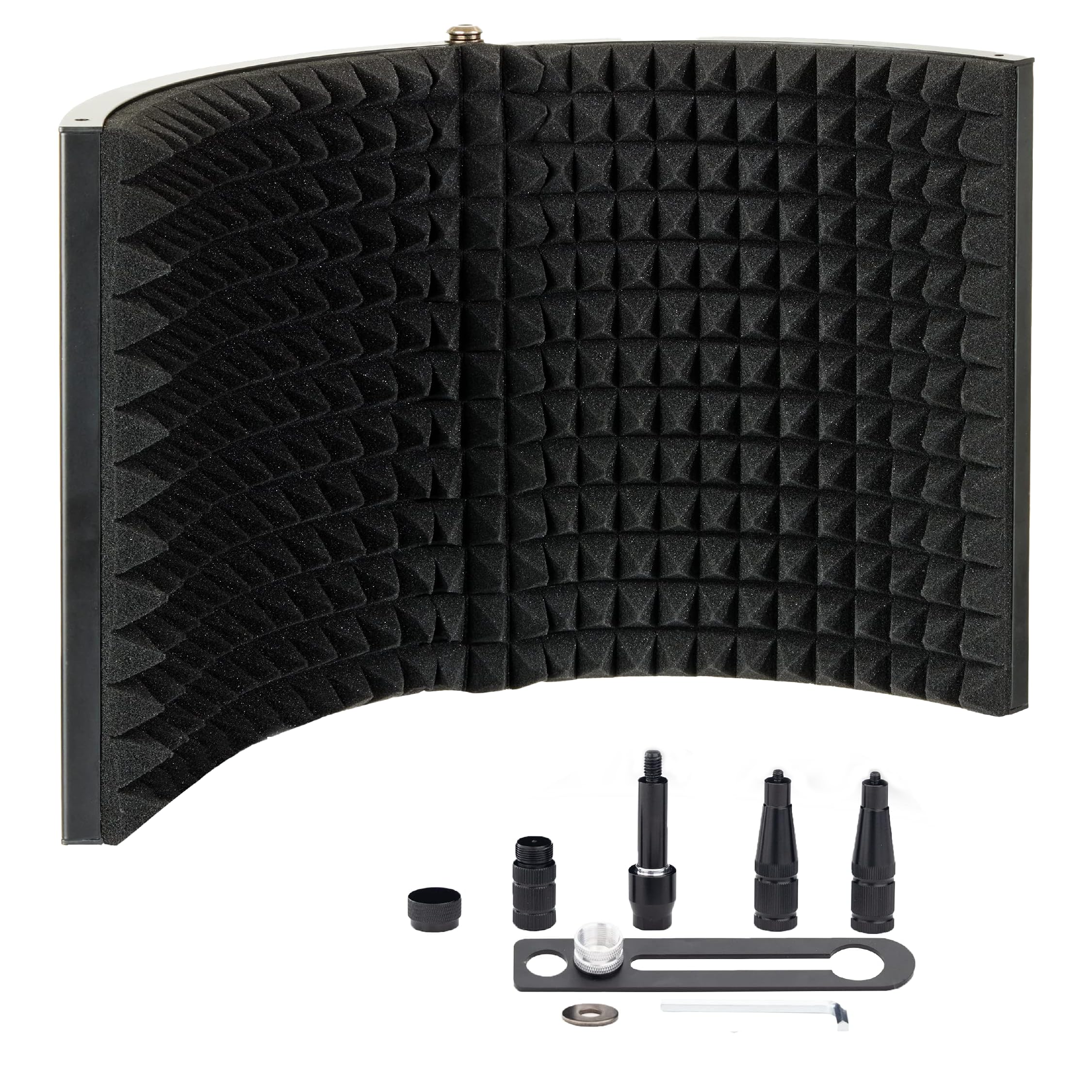 

Этот складной, отражающий экран для микрофона изготовлен из высокоэффективных звукопоглощающих и звукоизолирующих материалов. Он легкий и