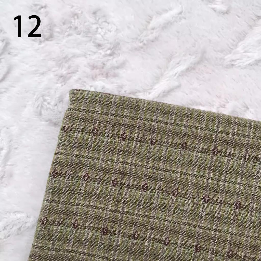 DIY Japonia Mała Grupa Tkanin Tkanina Barwiona Przędzą, do Szycia Ręcznie Robionego Patchworku Quiltingu Krata Paski Kropki Losowy 1 Styl/partia