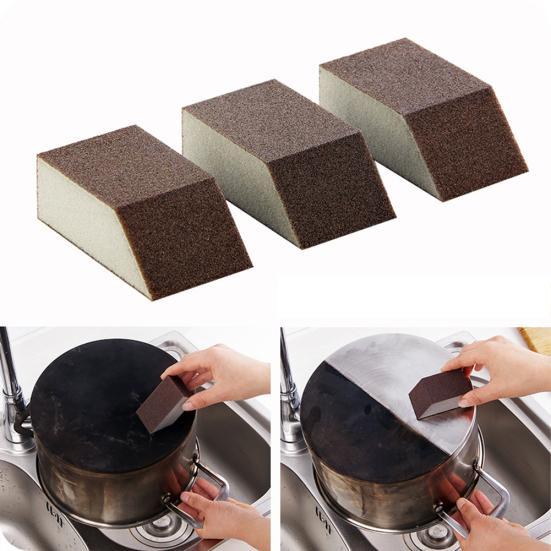 Kitchen Nano Emery Magic Clean Rub Pot Rust Focal Stains Sponge Removing Kit