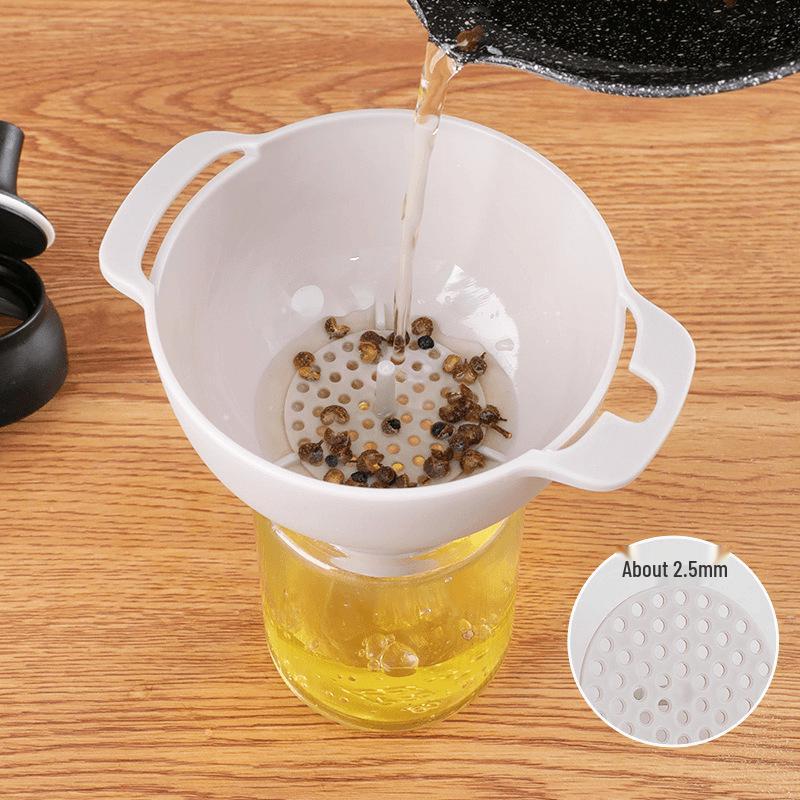 Large and Small Funnel Set with Filter Screen for Oil and Wine Pouring