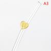 Heart Glass Straw Reusable Drinking Straws Cute Straw For Festival Party Wedding Cocktail Bar Beachs