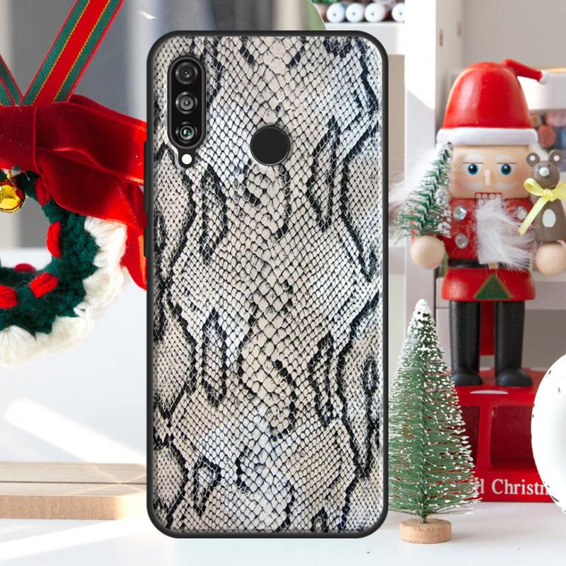 Snake Skin For Huawei Nova 9 10 SE 11 Pro Y60 Y70 Y90 Y61 Y91 Y72 Y73 12i 11i 8i P20 P30 P40 Lite Case