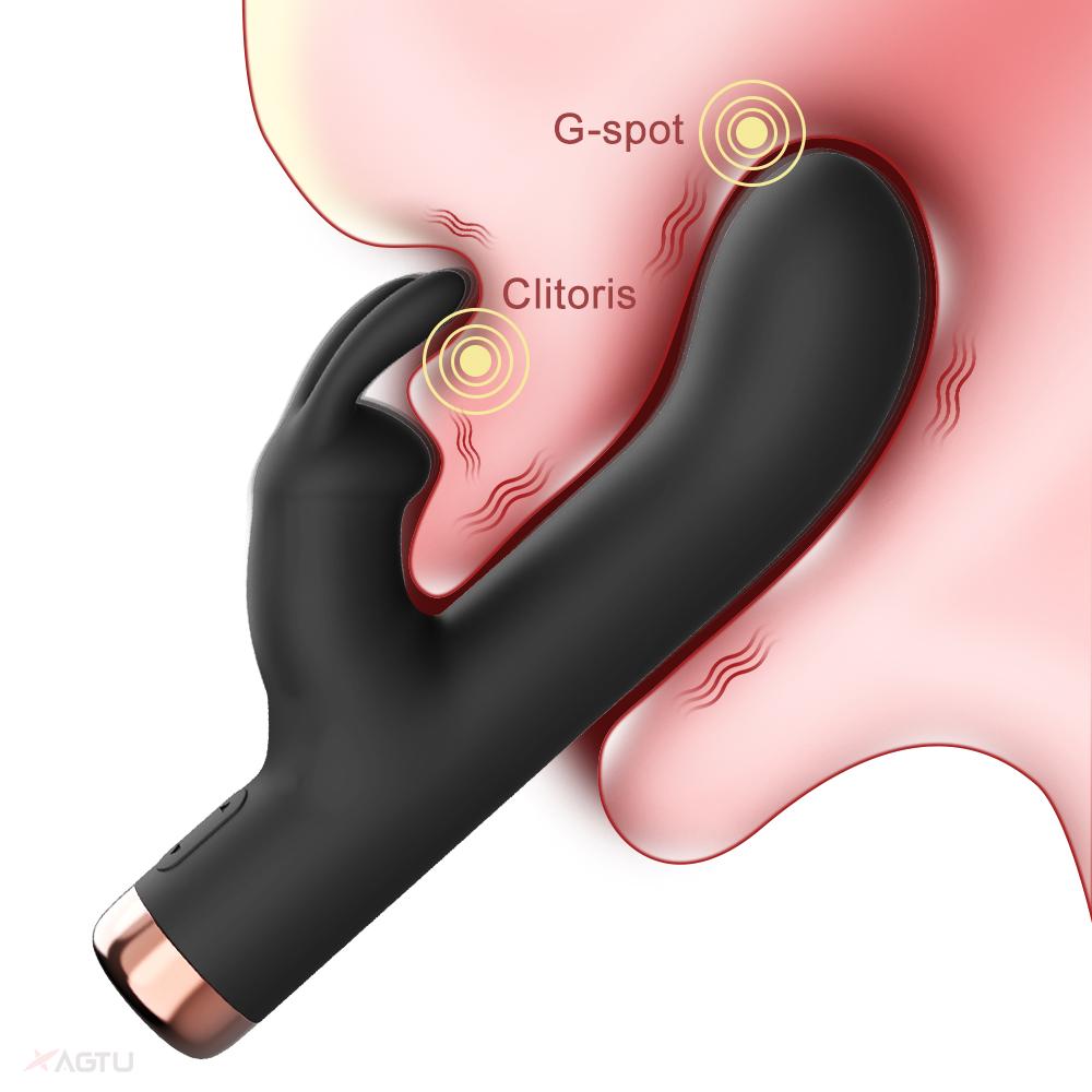 Rabbit Vibrator for Women G Spot Vibrating Dildo Anal Vaginal Stimulator 10 Speeds Vibration Adult Goods Sex Toys for Women