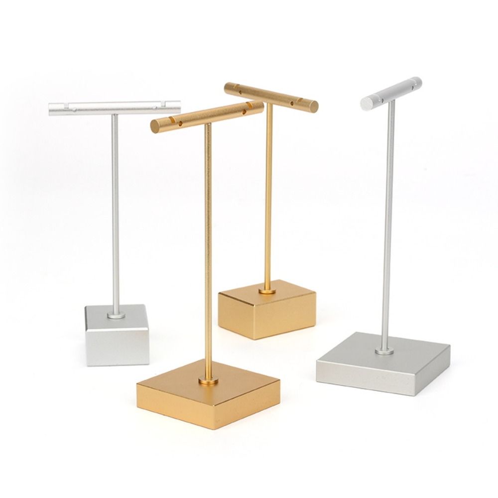 

Простая вешалка для ювелирных изделий Т-образная стойка для ювелирных изделий Стеллаж для сережек Держатель для хранения реквизита Полка