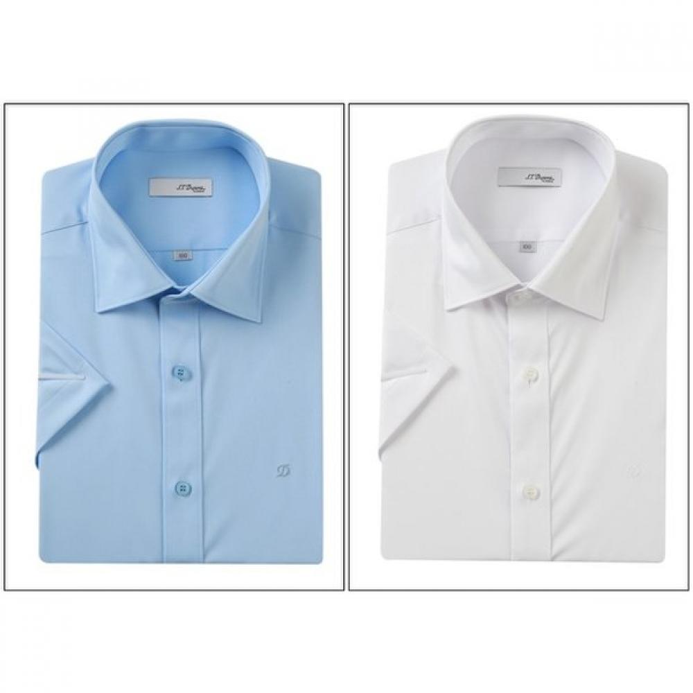 S.T. Dupont Short Sleeve Slim Fit Shirt 2 Types Select 1 Se5mm21hs303swh