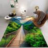 Cartoon Mountain Peak Rug Non-Slip Washable Floor Mat for Living Room Kitchen Sofa Balcony Home Decor Carpet